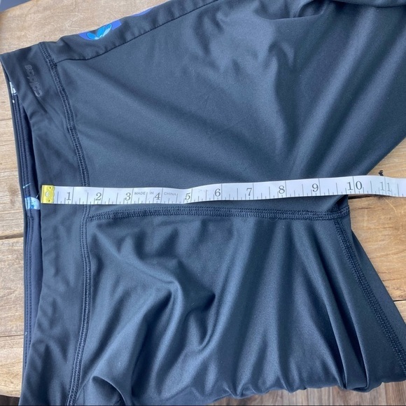 Adidas black floral print climalite leggings, XL (juniors) - Picture 9 of 13